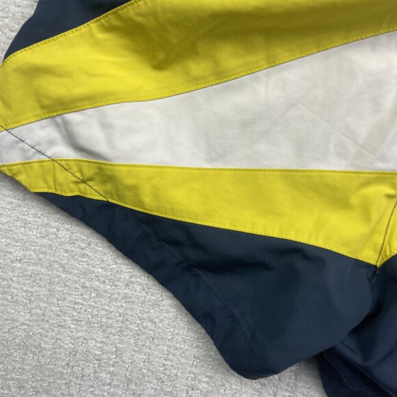 Tommy Hilfiger Swim Trunks Men L* Blue / Yellow Color Block Drawstring Read - Picture 13 of 14